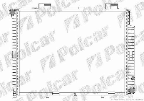 Polcar 5021081X - Радиатор, охлаждение двигателя autodnr.net