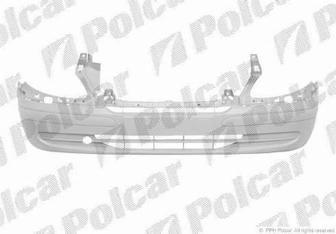 Polcar 504007-2 - Буфер, бампер avtokuzovplus.com.ua