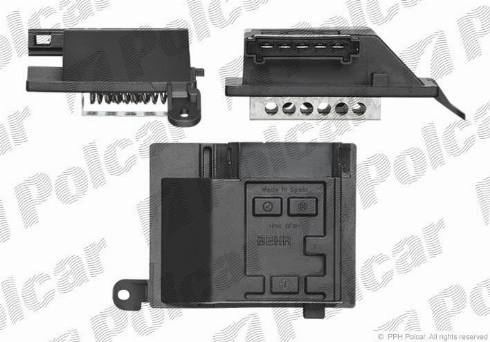 Polcar 5040KST1X - Сопротивление, реле, вентилятор салона avtokuzovplus.com.ua