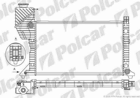 Polcar 5062082X - Радіатор, охолодження двигуна autocars.com.ua