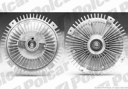 Polcar 506223S3 - Зчеплення, вентилятор радіатора autocars.com.ua