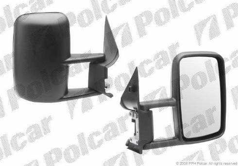 Polcar 506252-M - Зовнішнє дзеркало autocars.com.ua