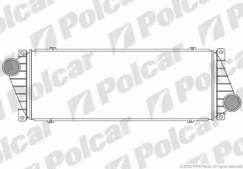 Polcar 5062J81X - Интеркулер autocars.com.ua