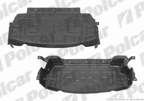 Polcar 506534-5 - Кожух двигуна autocars.com.ua