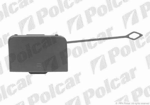 Polcar 50700714 - Покрытие буфера, прицепное обор avtokuzovplus.com.ua
