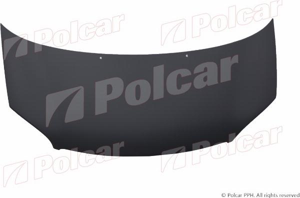 Polcar 50A103 - Капот двигуна autocars.com.ua