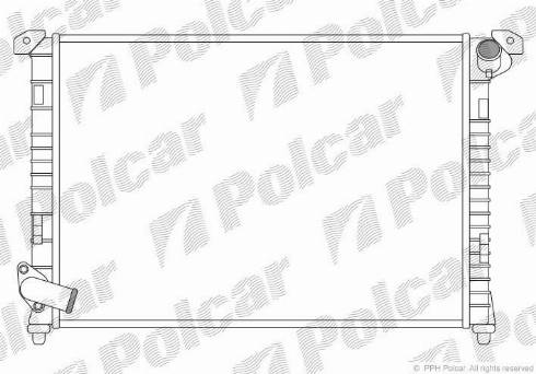 Polcar 510108-3 - Радіатор, охолодження двигуна autocars.com.ua