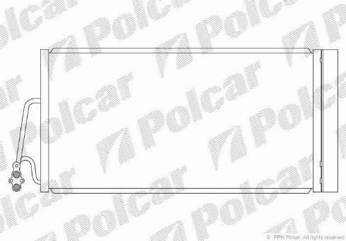 Polcar 5102K8C1S - Конденсатор, кондиціонер autocars.com.ua