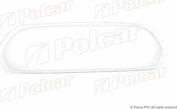 Polcar 51B105-2 - Рамка, облицювання радіатора autocars.com.ua