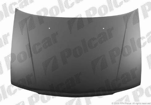 Polcar 521703 - Капот двигуна autocars.com.ua