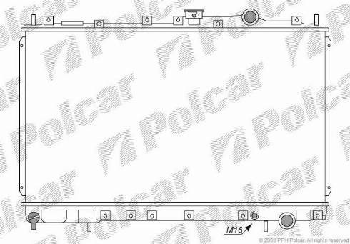 Polcar 5217081K - Радиатор, охлаждение двигателя avtokuzovplus.com.ua