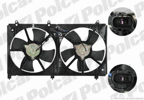 Polcar 522323W1 - Вентилятор, охлаждение двигателя autodnr.net