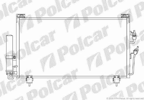 Polcar 5265K8C1 - Осушувач, кондиціонер autocars.com.ua