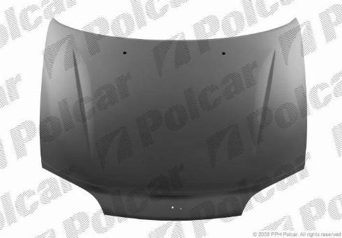 Polcar 550103 - Капот двигуна autocars.com.ua