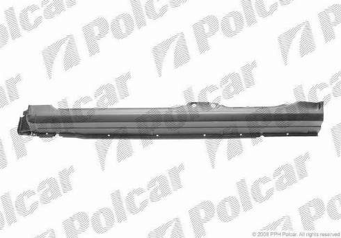 Polcar 550741-1 - Підніжка, накладка порога autocars.com.ua