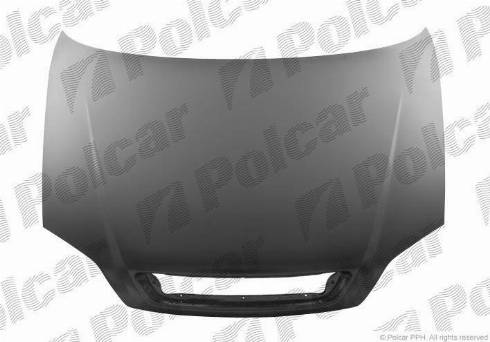 Polcar 550803 - Капот двигуна autocars.com.ua