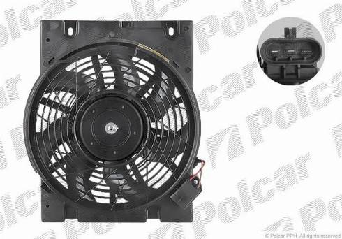 Polcar 550823W2 - Вентилятор, охолодження двигуна autocars.com.ua