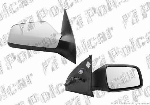 Polcar 5508521M - Зовнішнє дзеркало autocars.com.ua