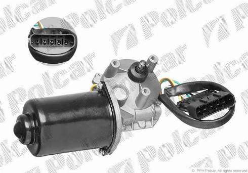 Polcar 5508SWP1 - Двигатель стеклоочистителя autodnr.net