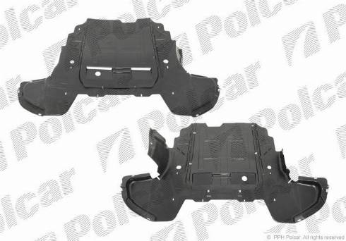 Polcar 5518347Q - Кожух двигуна autocars.com.ua