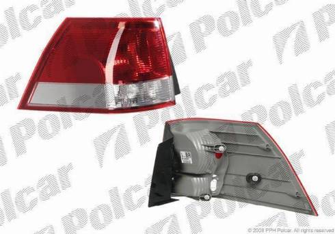 Polcar 5518883E - Задній ліхтар autocars.com.ua