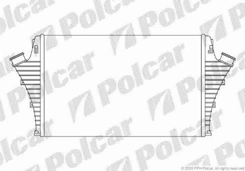 Polcar 5518J82X - Интеркулер autocars.com.ua