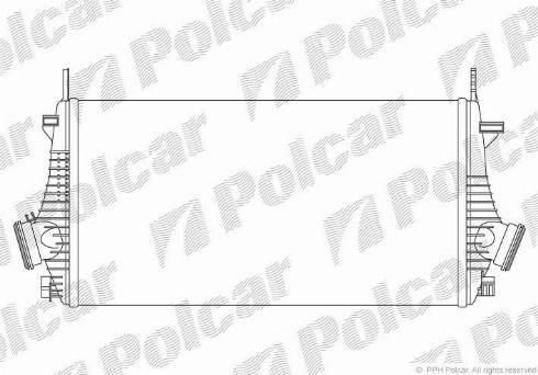 Polcar 5520J8-1 - Интеркулер autocars.com.ua