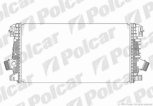 Polcar 5520J84X - Интеркулер autocars.com.ua