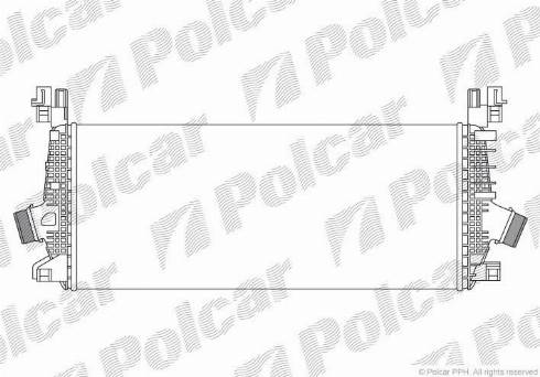 Polcar 5520J8-5 - Интеркулер autocars.com.ua