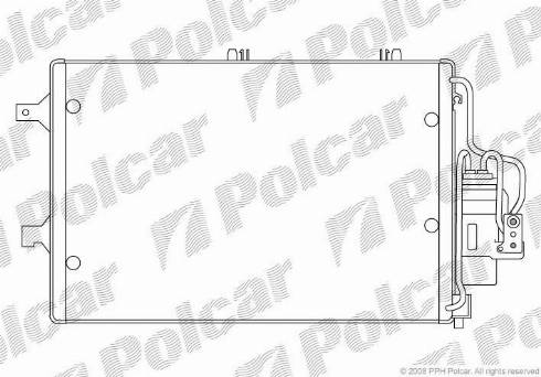 Polcar 5556K81X - Конденсатор кондиционера autodnr.net
