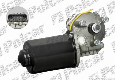 Polcar 5556SWP1 - Двигун склоочисника autocars.com.ua