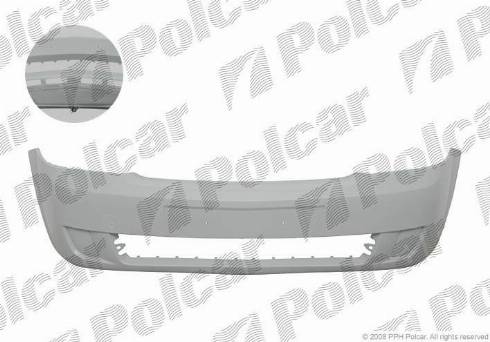 Polcar 555907-2 - Буфер, бампер autocars.com.ua