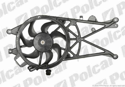 Polcar 555923W2 - Вентилятор, охолодження двигуна autocars.com.ua
