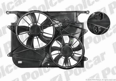 Polcar 556523W2 - Вентилятор, охлаждение двигателя avtokuzovplus.com.ua