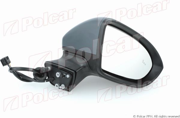 Polcar 55C1526S - Зовнішнє дзеркало autocars.com.ua