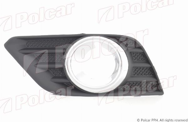 Polcar 55L129-5 - Рама, протитуманні фари autocars.com.ua