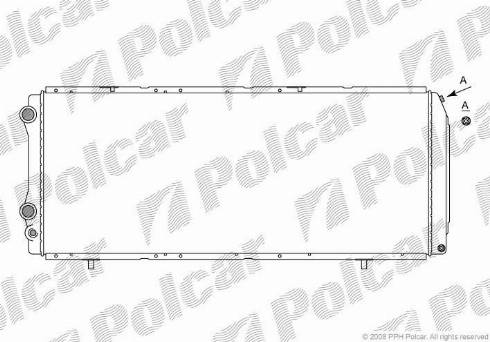 Polcar 570208-4 - Радіатор, охолодження двигуна autocars.com.ua