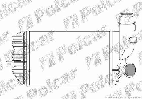 Polcar 5702J8-1 - Интеркулер autocars.com.ua