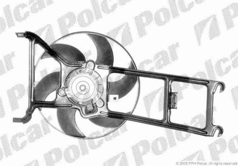 Polcar 570623W1 - Вентилятор, охолодження двигуна autocars.com.ua