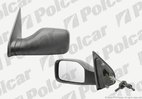 Polcar 5706513E - Зовнішнє дзеркало autocars.com.ua