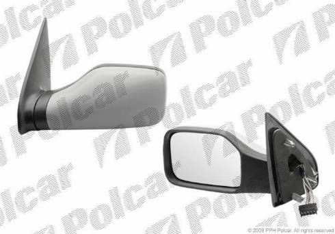 Polcar 5706515M - Зовнішнє дзеркало autocars.com.ua