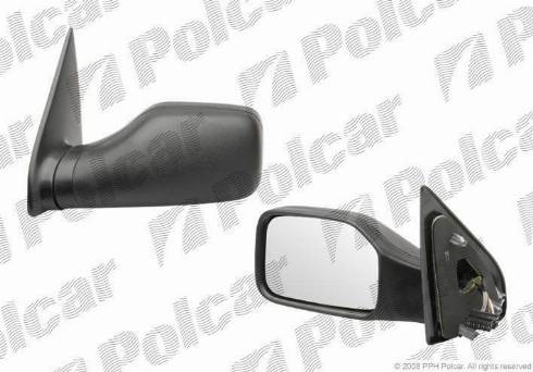 Polcar 5706524E - Зовнішнє дзеркало autocars.com.ua