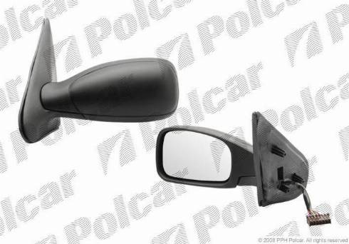 Polcar 5707514M - Зовнішнє дзеркало autocars.com.ua