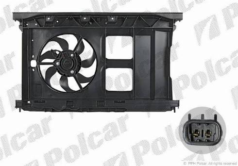 Polcar 571023W1 - Вентилятор, охлаждение двигателя avtokuzovplus.com.ua