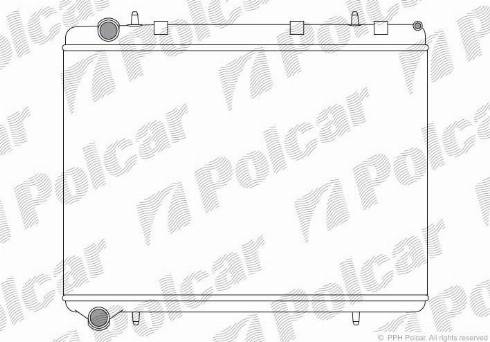 Polcar 571108A1 - Радіатор, охолодження двигуна autocars.com.ua