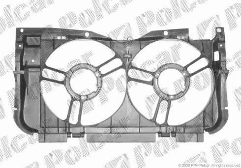 Polcar 572223-1 - Вентилятор, охолодження двигуна autocars.com.ua