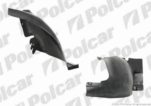 Polcar 5723FP-4 - Обшивка, колісна ніша autocars.com.ua