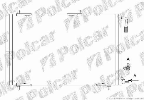 Polcar 5723K83X - Конденсатор, кондиціонер autocars.com.ua