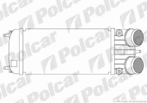 Polcar 5724J82X - Интеркулер autocars.com.ua