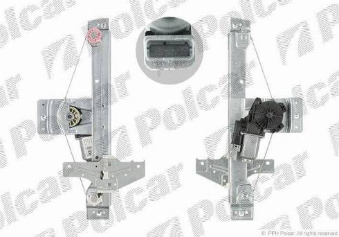 Polcar 5724PSE4 - Стеклоподъемник avtokuzovplus.com.ua